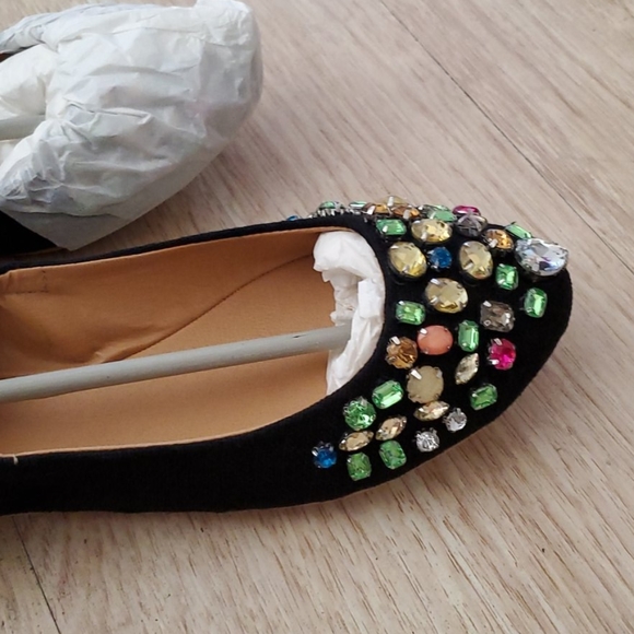Shoedazzle Rhinestone Flats - Picture 5 of 7